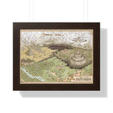 The Land of Istoria Print (Framed)