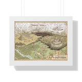 The Land of Istoria Print (Framed)